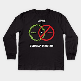 Venkman Diagram Kids Long Sleeve T-Shirt